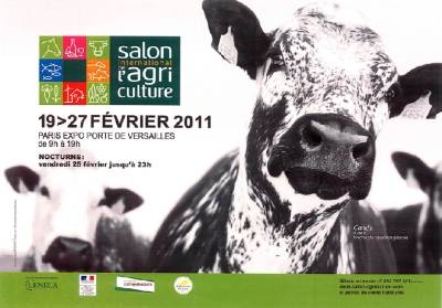 Affiche Salon International de l'Agriculture 2011